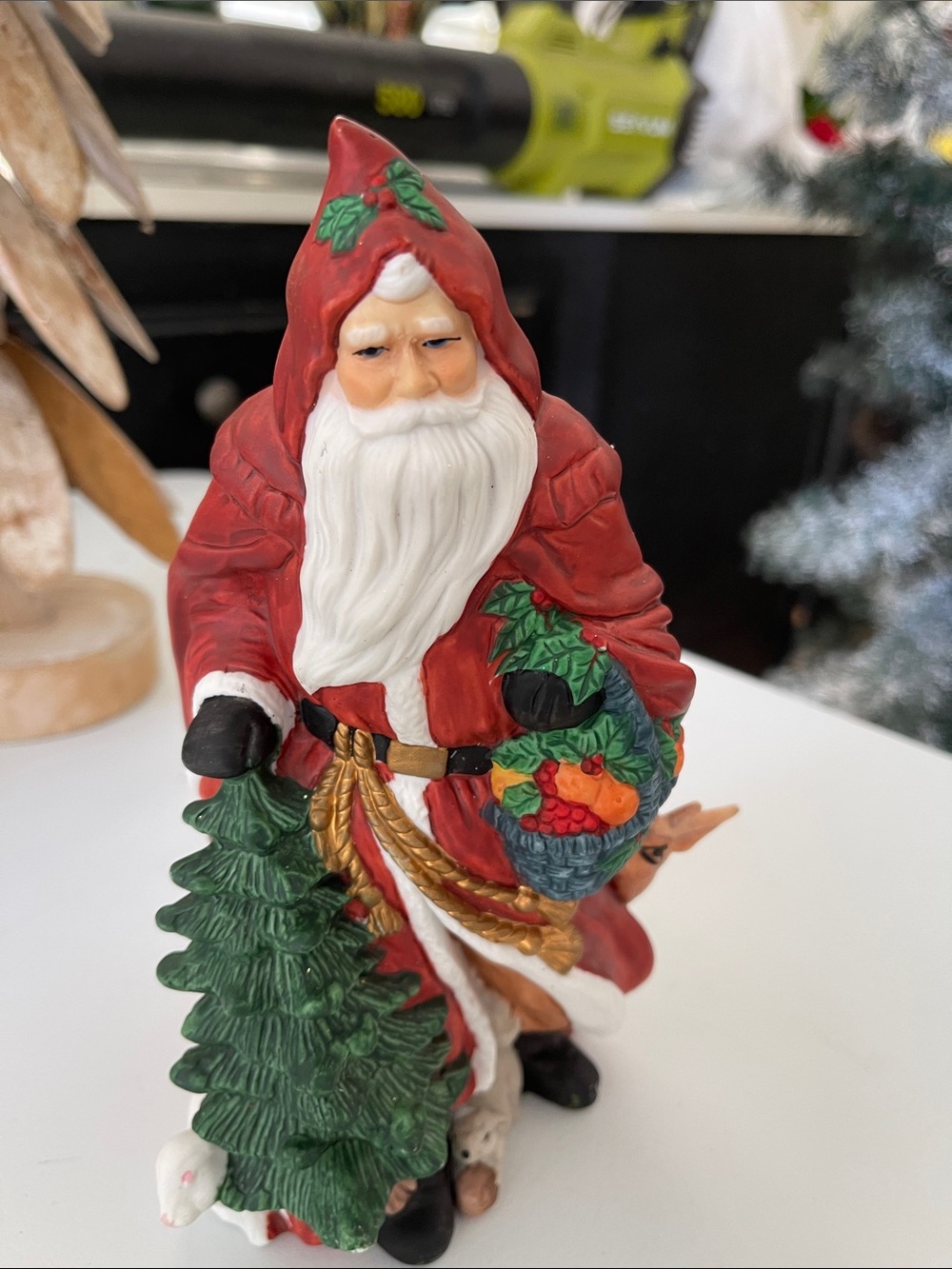Classic Red Santa Figurine Holiday Decoration
